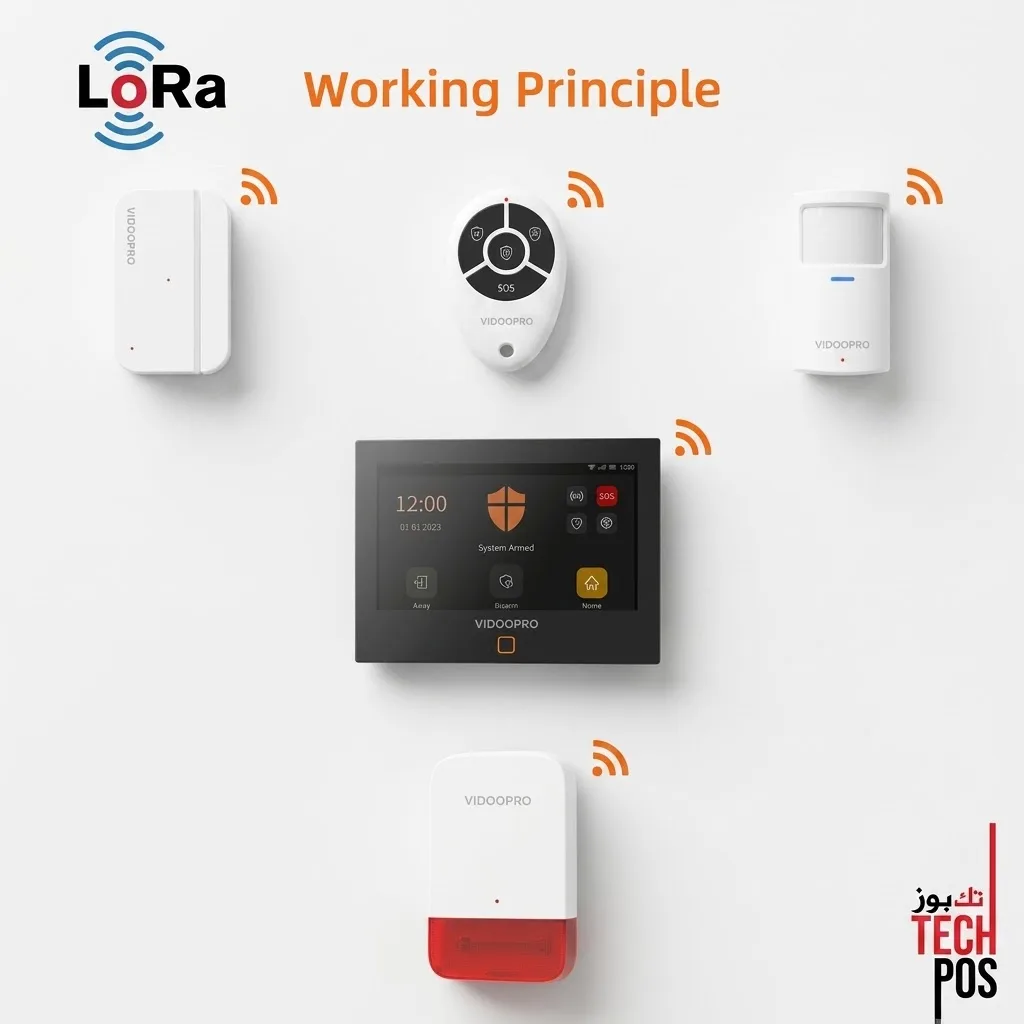KIT ALARM VIDOO PRO LoRa WIFI + 4G AVEC 1 DETECTEUR + 2 REMOT + 1 ILS + SIRENE EXTERIEUR
